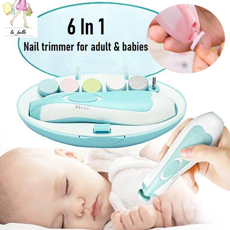 Baby Electric Nail clipper Kids Children Infant Safety Pedicure Clippers Abs Material Scissors Nail Tools Cutter Care Sets