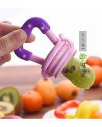 Baby Fruits Pacifier Food Feeder Baby Bite Pacifier Fruits Vegetable Food Supplement Silicone Baby Feeder Fruit Chosni - Oshi.pk - Buy & Sell Online