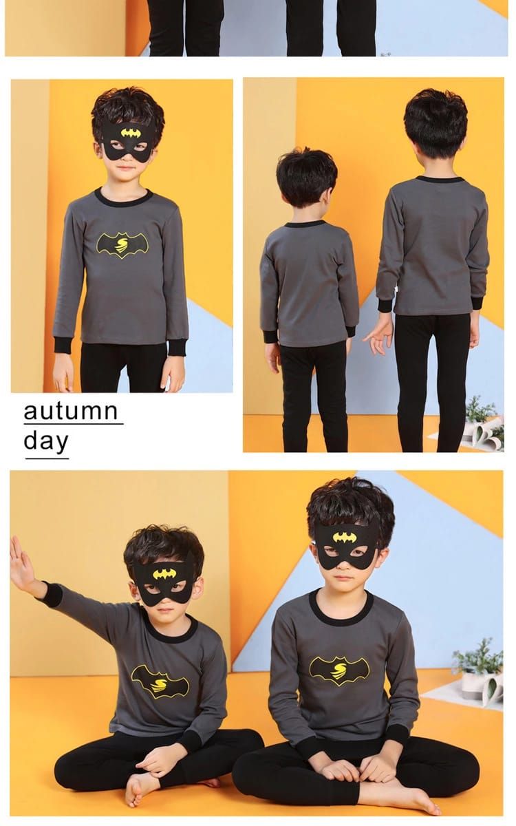 Baby or Baba Grey and Black Batman print Night Suit for Kids - Oshi.pk - Buy & Sell Online