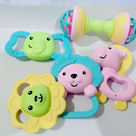 Baby Rattle Set - 5Pcs Set - High Quality - Oshi.pk - Buy & Sell Online