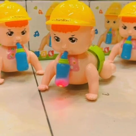 Baby's Friends Cute Naughty Crawling And Flashing 3D Lights Toy For Kids - Oshi.pk - Buy & Sell Online