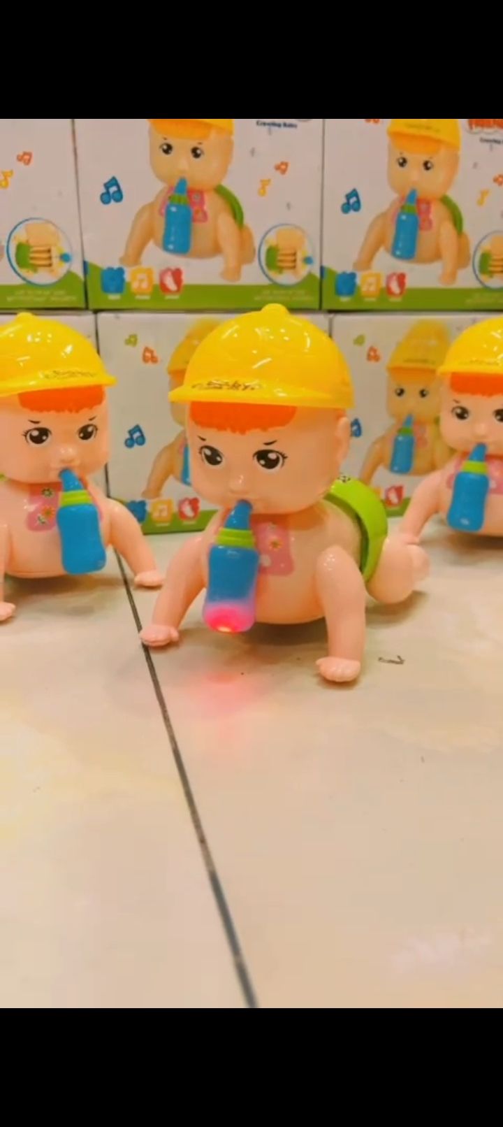 Baby's Friends Cute Naughty Crawling And Flashing 3D Lights Toy For Kids - Oshi.pk - Buy & Sell Online