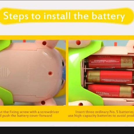 Baby's Friends Cute Naughty Crawling And Flashing 3D Lights Toy For Kids - Oshi.pk - Buy & Sell Online