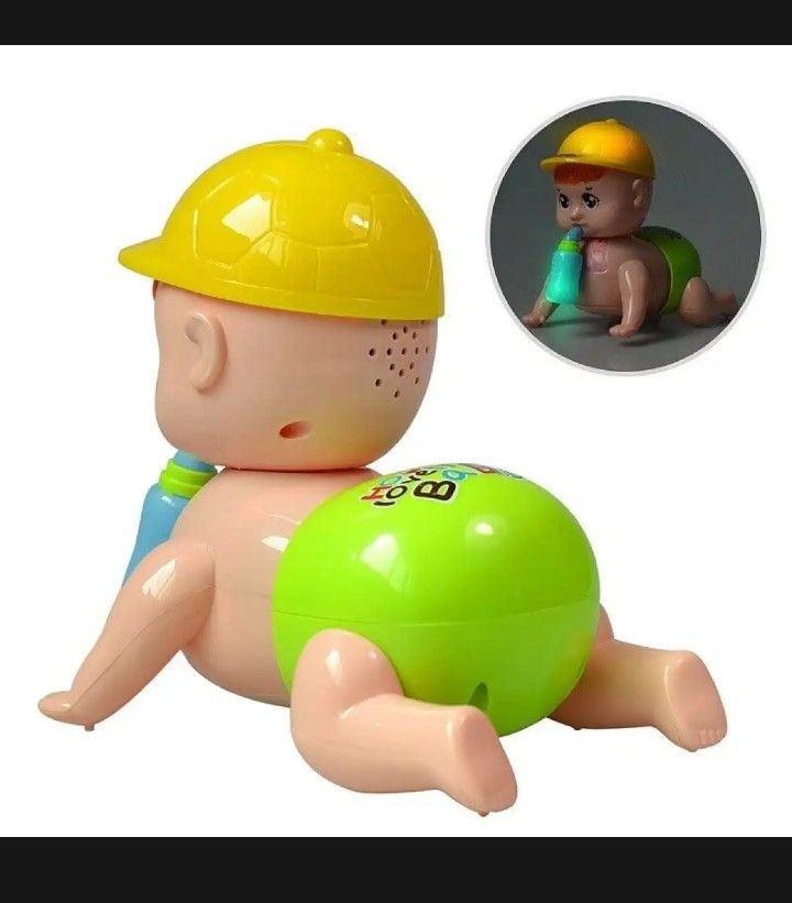 Baby's Friends Cute Naughty Crawling And Flashing 3D Lights Toy For Kids - Oshi.pk - Buy & Sell Online