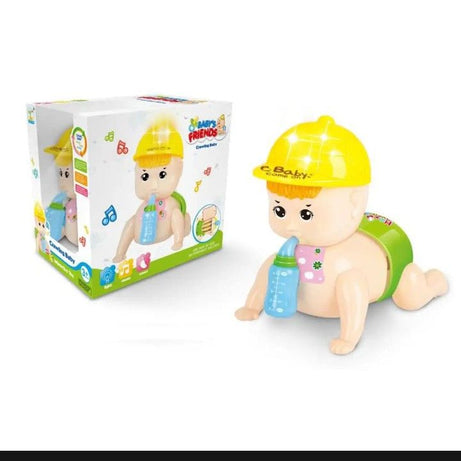 Baby's Friends Cute Naughty Crawling And Flashing 3D Lights Toy For Kids - Oshi.pk - Buy & Sell Online