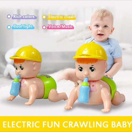 Baby's Friends Cute Naughty Crawling And Flashing 3D Lights Toy For Kids - Oshi.pk - Buy & Sell Online