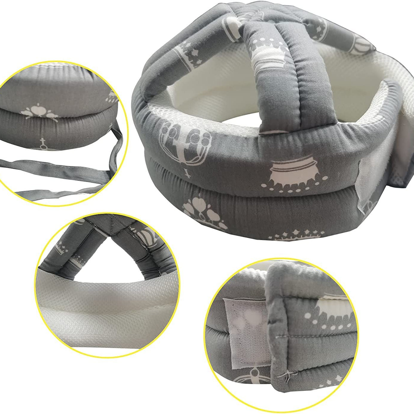 Baby Safety Helmet Child Head Protection Cap, Baby Hat Protector Toddler Children Crawling Walking Safety Helmet, Kids Bumper Protect Cushion - Oshi.pk - Buy & Sell Online