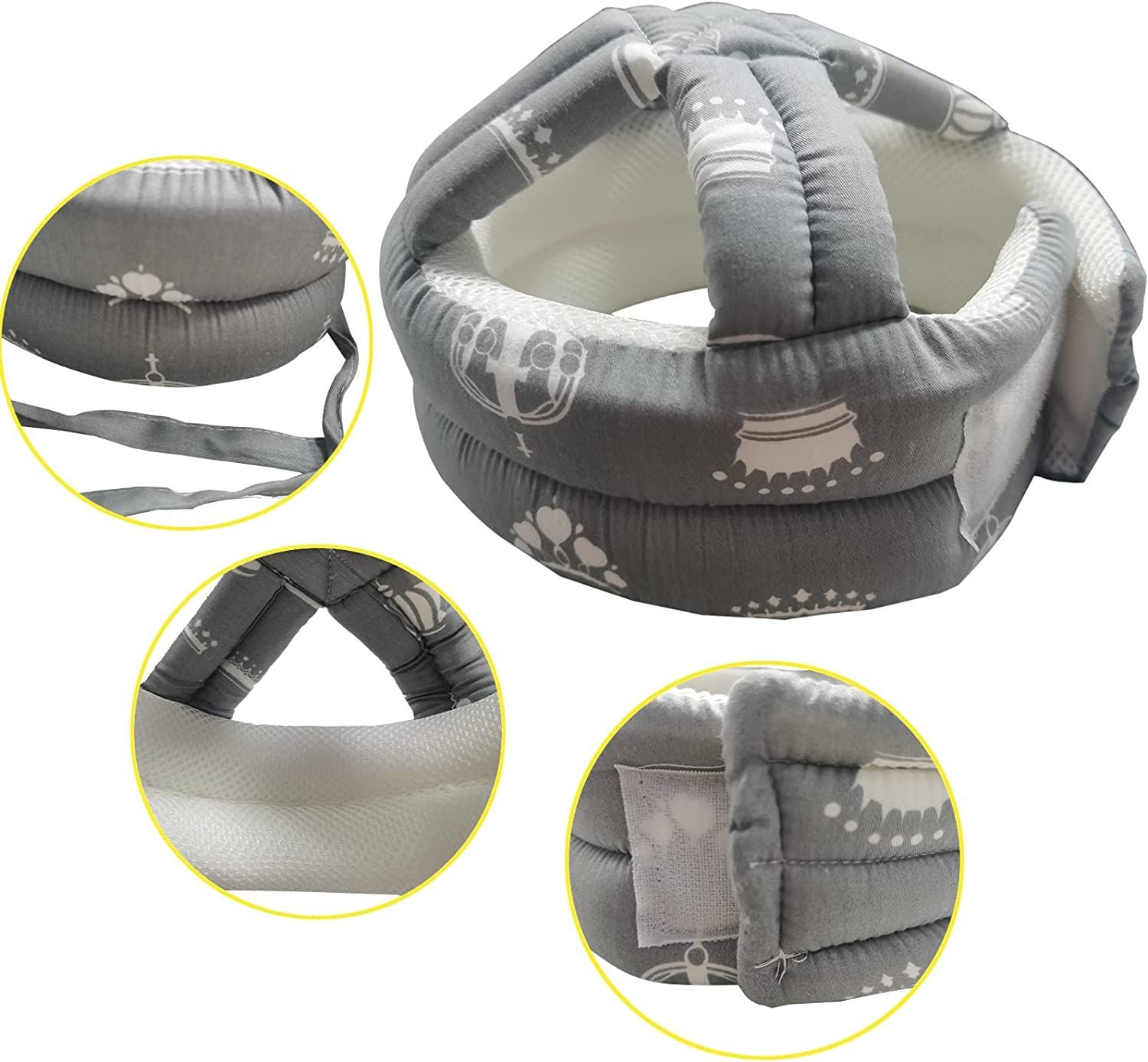 Baby Safety Helmet Child Head Protection Cap, Baby Hat Protector Toddler Children Crawling Walking Safety Helmet, Kids Bumper Protect Cushion - Oshi.pk - Buy & Sell Online