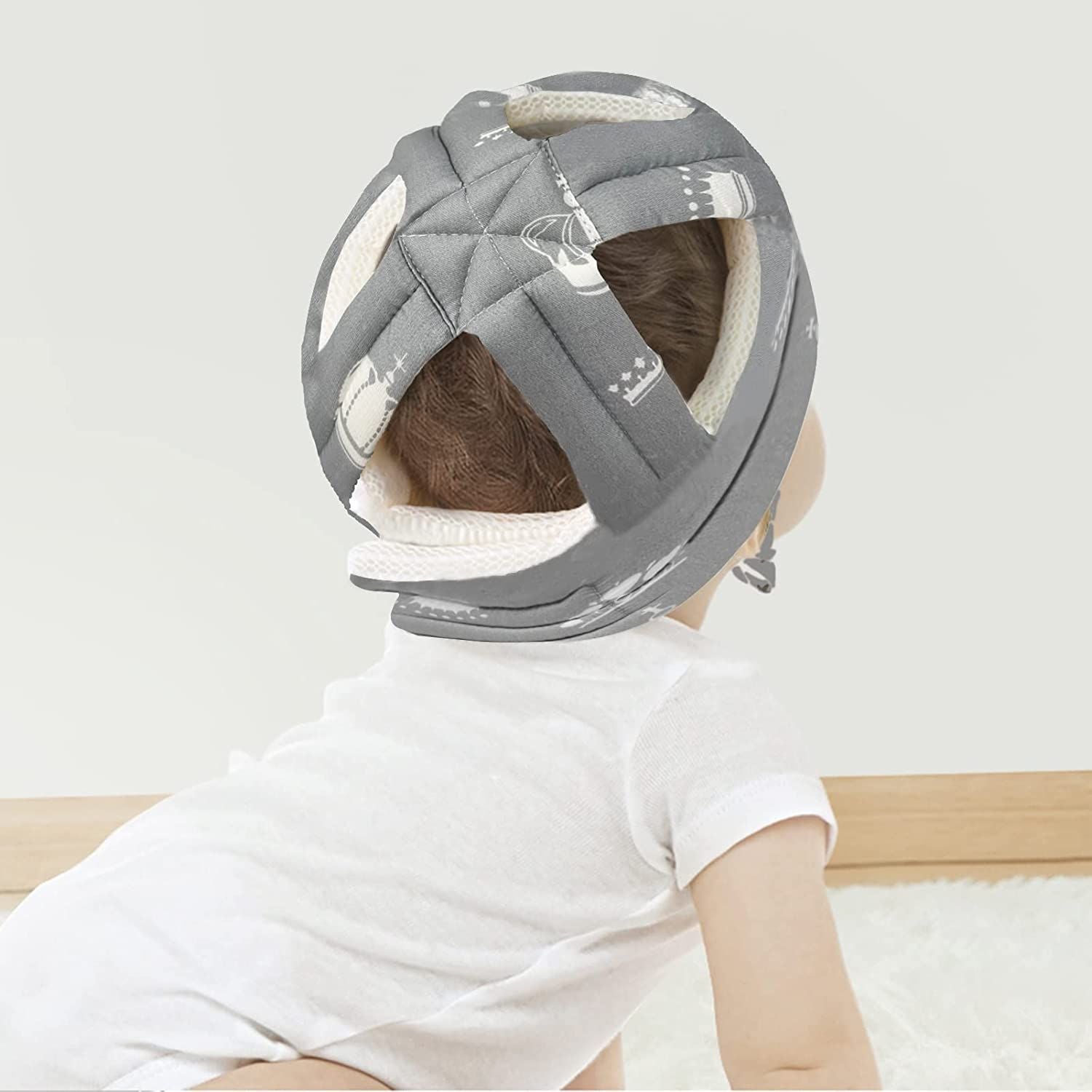 Baby Safety Helmet Child Head Protection Cap, Baby Hat Protector Toddler Children Crawling Walking Safety Helmet, Kids Bumper Protect Cushion - Oshi.pk - Buy & Sell Online