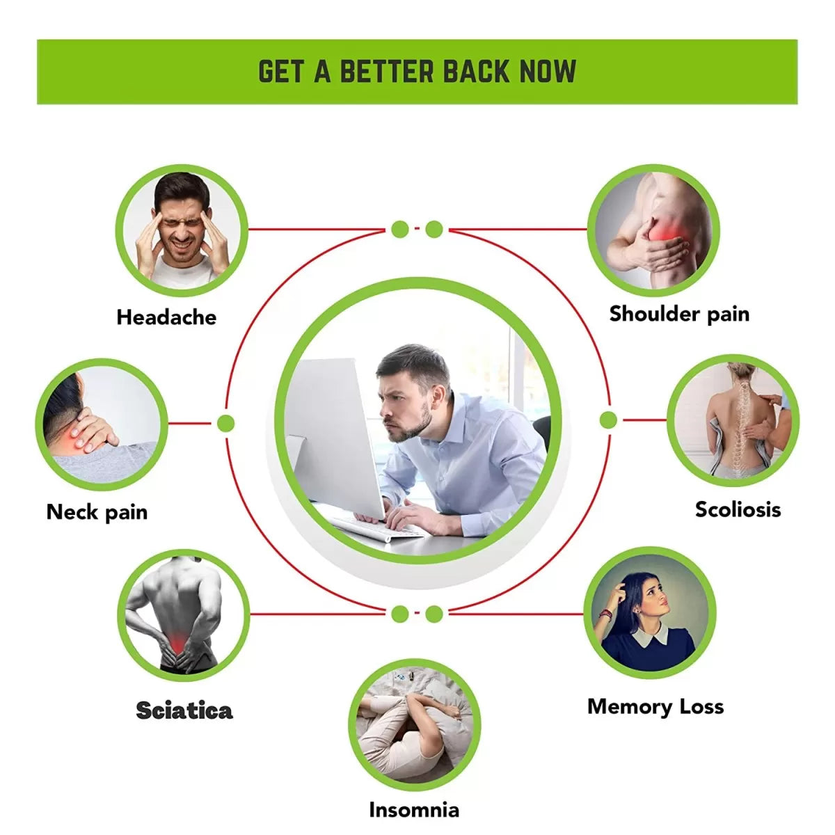 Back Massage Back Support Chiropractic Magic Back Stretcher Lower Lumbar Massage Support Spine Lower Pain Relief Posture Corrector Back Massager