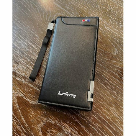 Baellerry Men Wallets Classic Long Style Card Holder Male Purse Quality Zipper Large Capacity Big Brand Luxury Wallet For Men - Oshi.pk - Buy & Sell Online