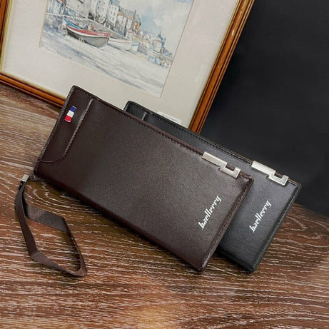 Baellerry Men Wallets Classic Long Style Card Holder Male Purse Quality Zipper Large Capacity Big Brand Luxury Wallet For Men - Oshi.pk - Buy & Sell Online