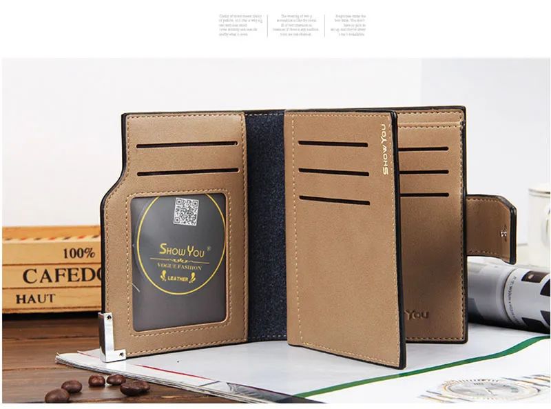 Baellerry Short Luxury Men Wallets Zipper Coin Pocket Card Holder Male Wallet - Oshi.pk - Buy & Sell Online