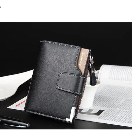 Baellerry Short Luxury Men Wallets Zipper Coin Pocket Card Holder Male Wallet - Oshi.pk - Buy & Sell Online