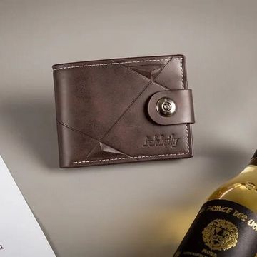 Balebaily PU Leather Wallet Short Multi-Card Purse Fashion Casual Trifold Wallet For Men's - Oshi.pk - Buy & Sell Online