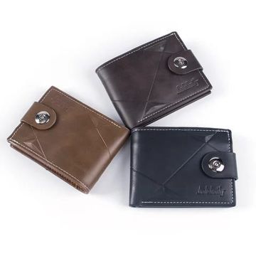 Balebaily PU Leather Wallet Short Multi-Card Purse Fashion Casual Trifold Wallet For Men's - Oshi.pk - Buy & Sell Online