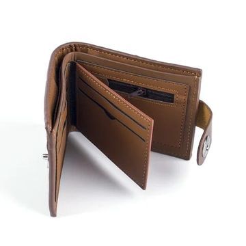 Balebaily PU Leather Wallet Short Multi-Card Purse Fashion Casual Trifold Wallet For Men's - Oshi.pk - Buy & Sell Online