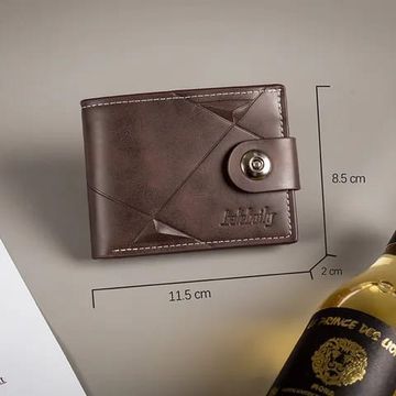 Balebaily PU Leather Wallet Short Multi-Card Purse Fashion Casual Trifold Wallet For Men's - Oshi.pk - Buy & Sell Online