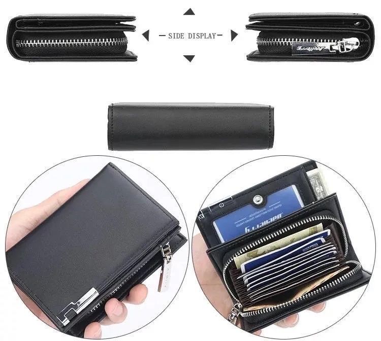 Balebaily Short Zipper High Quality Pu Leather Wallet Coin Purse - Oshi.pk - Buy & Sell Online