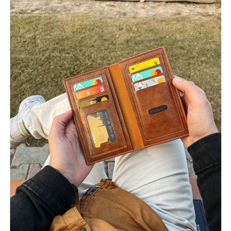 Balisi PU Leather Long Cardholder Wallet for men's - Oshi.pk - Buy & Sell Online