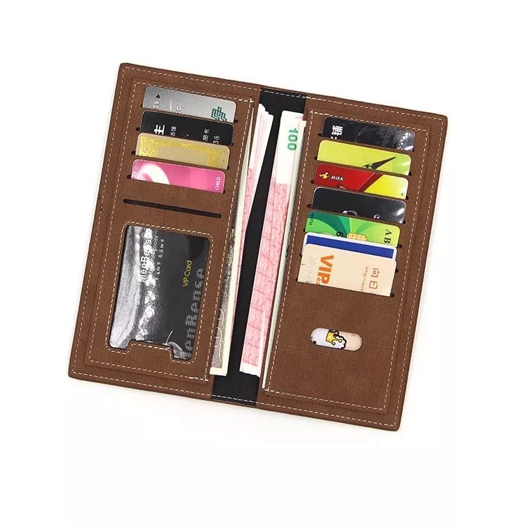 Balisi PU Leather Long Wallet For Men Slim Money Card Holder Mobile Wallets - Oshi.pk - Buy & Sell Online