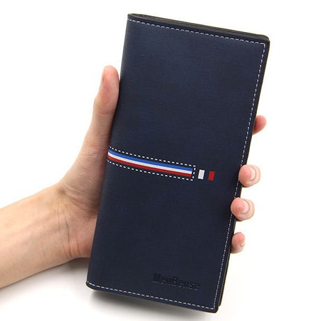 Balisi PU Leather Long Wallet For Men Slim Money Card Holder Mobile Wallets - Oshi.pk - Buy & Sell Online