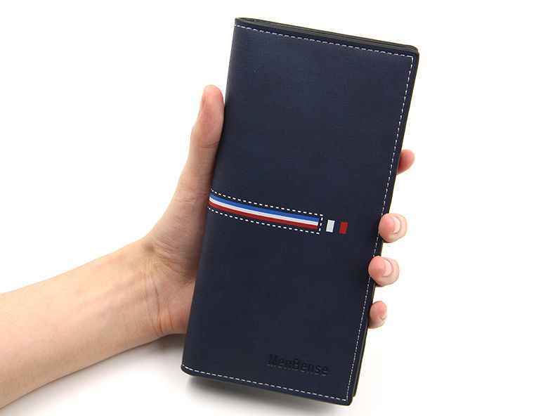 Balisi PU Leather Long Wallet For Men Slim Money Card Holder Mobile Wallets - Oshi.pk - Buy & Sell Online