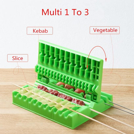 Barbecue Meat Skewer Device BBQ Kabab Maker Machine BBQ Meat String Device Quick Portable Meat Skewer - Oshi.pk - Buy & Sell Online