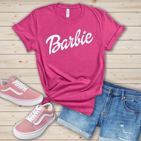 Barbie Printed Pink t-shirts For Girls & Women - Oshi.pk - Buy & Sell Online