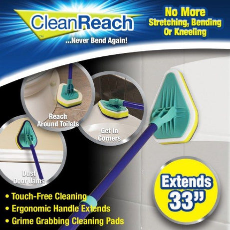 Bathroom Tile Cleaner Telescopic Shower Mop Extendable Bath Cleaning Scrubber Tool (New Telescopic Bathroom Cleaning Kit)