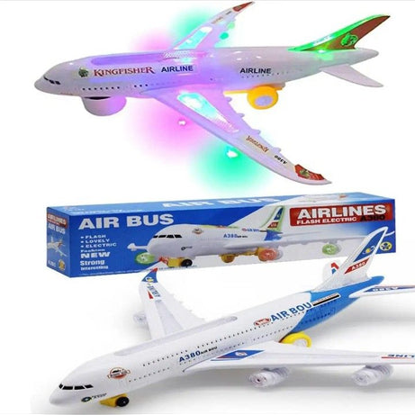 Battery Operated Airbus A380 Airlines Model Aeroplane Electric Toy With Lights and Musical Toy For Kids - Oshi.pk - Buy & Sell Online