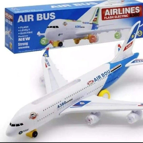 Battery Operated Airbus A380 Airlines Model Aeroplane Electric Toy With Lights and Musical Toy For Kids - Oshi.pk - Buy & Sell Online