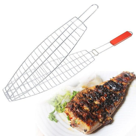 BBQ Barbeque Fish Grill Net Basket - Oshi.pk - Buy & Sell Online
