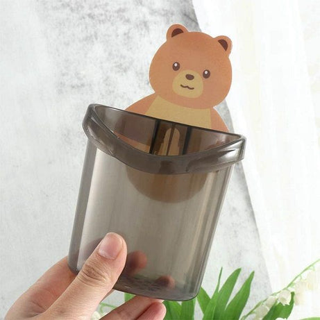 Bear Toothbrush Holder Cup Wall Mounted - Oshi.pk - Buy & Sell Online