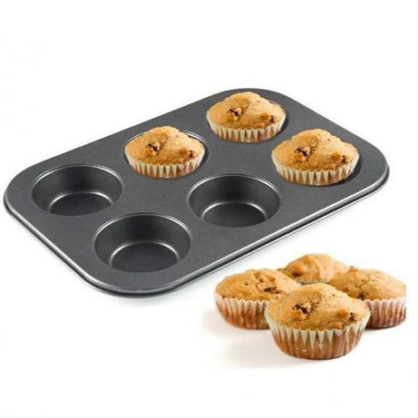 Best Cupcake Deal 6 Cupcake Muffin Tray + 50pcs Cupcake Muffin Liners + Spatula and Oil Brush Set - Oshi.pk - Buy & Sell Online