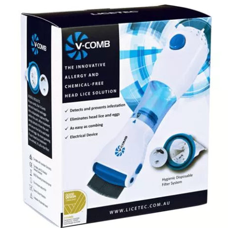 Best Quality V Comb Head Lice Machine With 4 extra Filter, Head Lice Treatment Machine Electric Lice Removal Machine, Anti Lice Machine Head Lice Remo