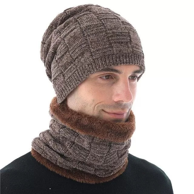Best Quality Winter Warm Woolen Cap with Collar For Men/Boys - Oshi.pk - Buy & Sell Online