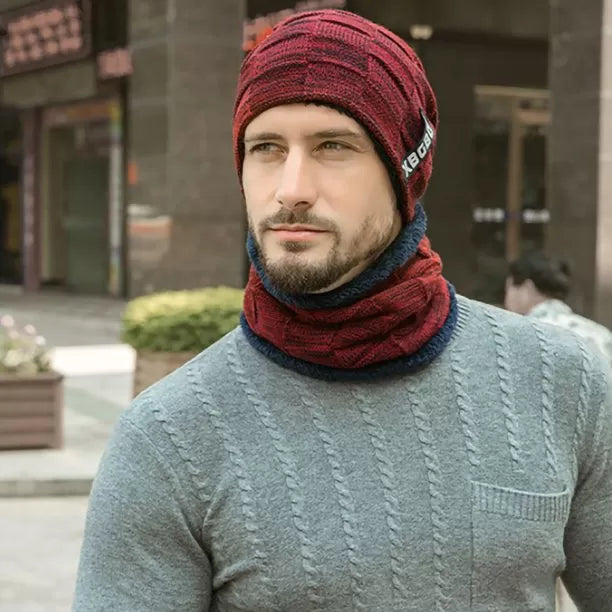 Best Quality Winter Warm Woolen Cap with Collar For Men/Boys - Oshi.pk - Buy & Sell Online