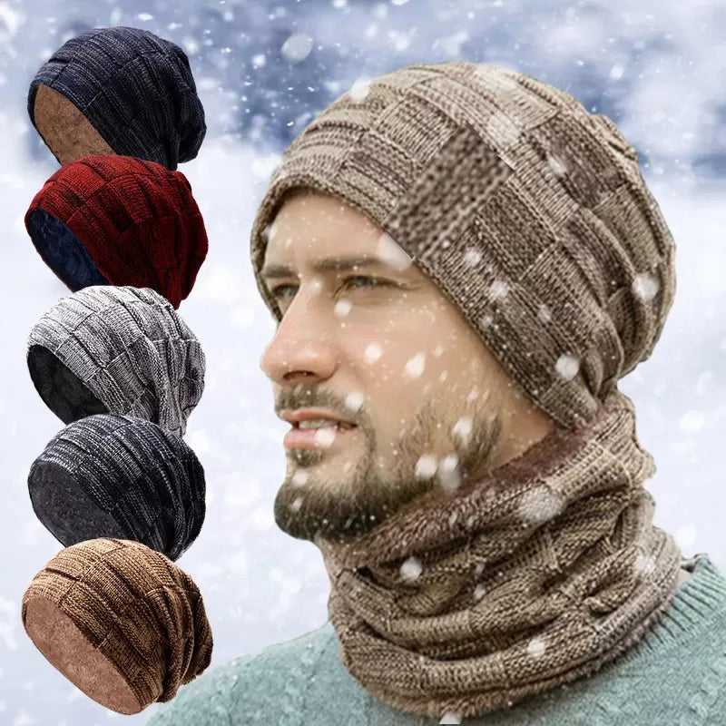 Best Quality Winter Warm Woolen Cap with Collar For Men/Boys - Oshi.pk - Buy & Sell Online