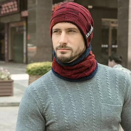 Best Quality Winter Warm Woolen Cap with Collar For Men/Boys - Oshi.pk - Buy & Sell Online