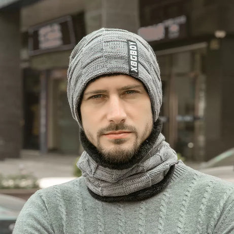 Best Quality Winter Warm Woolen Cap with Collar For Men/Boys - Oshi.pk - Buy & Sell Online