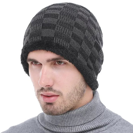 Best Quality Winter Warm Woolen Cap with Collar For Men/Boys - Oshi.pk - Buy & Sell Online