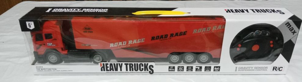 Big 49cm Road Rage Heavy Truck- Steering wheel RC - Rechargeable Battery