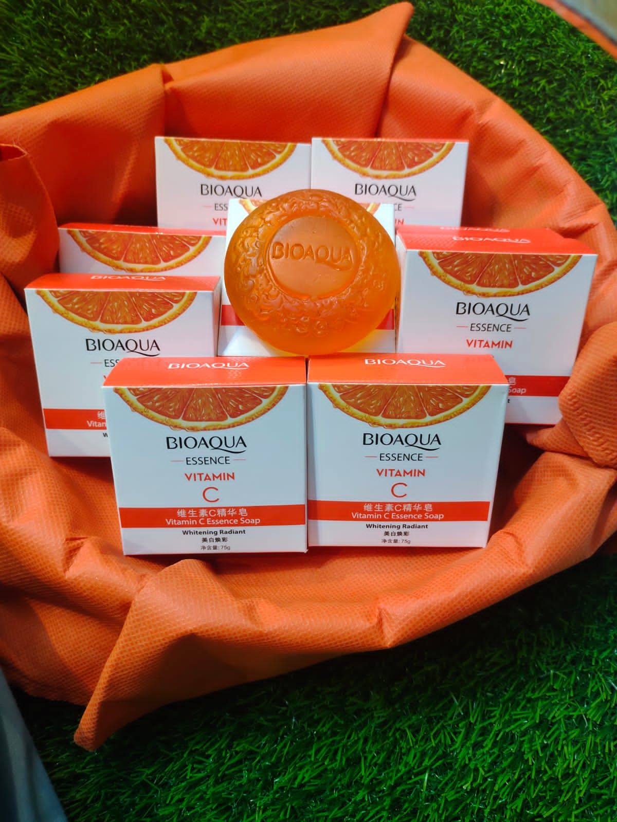 BIO AQUA VITAMIN C ESSENCE SOAP WHITENING RADIANT - 75g - Oshi.pk - Buy & Sell Online