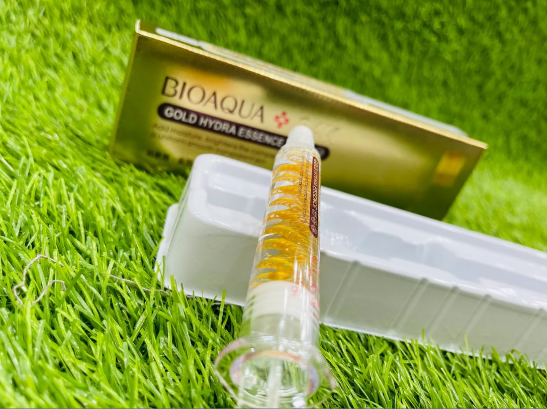 BIOAQUA 24K Gold Anti-aging Injection Serum Hydra Essence - Collagen Anti Wrinkle Face Liquid Serum 10ml - Oshi.pk - Buy & Sell Online