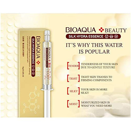 BIOAQUA 24K Gold Anti-aging Injection Serum Hydra Essence - Collagen Anti Wrinkle Face Liquid Serum 10ml - Oshi.pk - Buy & Sell Online