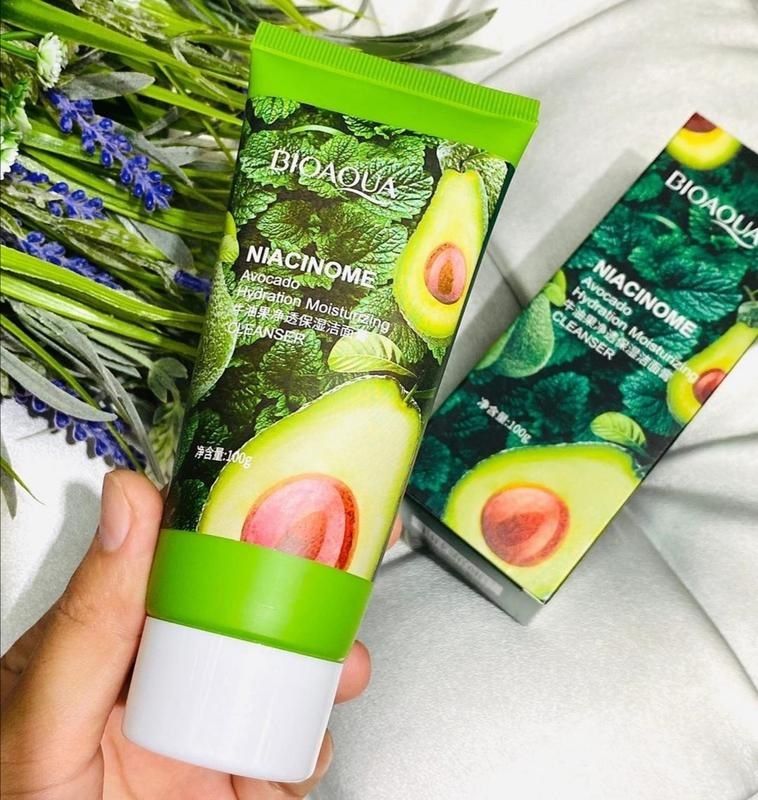 BIOAQUA Niacinome Avocado Elasticity Moisturizing Facial Cleanser 100g - Oshi.pk - Buy & Sell Online