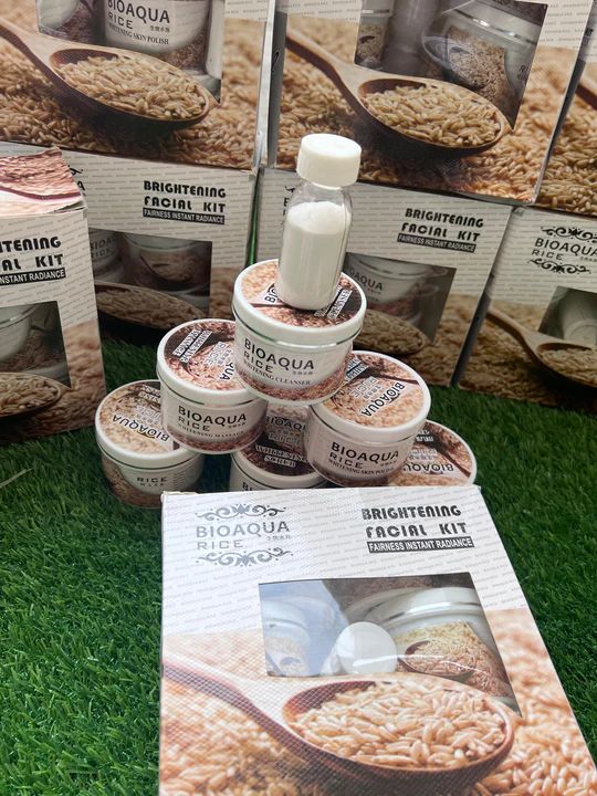 BIOAQUA Rice Brightening Face Facial kit pack of 7 item - Oshi.pk - Buy & Sell Online