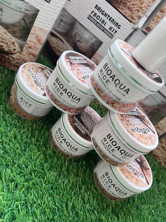 BIOAQUA Rice Brightening Face Facial kit pack of 7 item - Oshi.pk - Buy & Sell Online