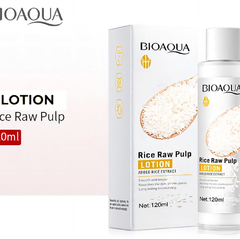 BIOAQUA Rice Raw Pulp Moisturizing Lotion 120ml BQY83888